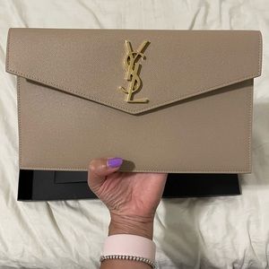 New YSL Uptown Clutch